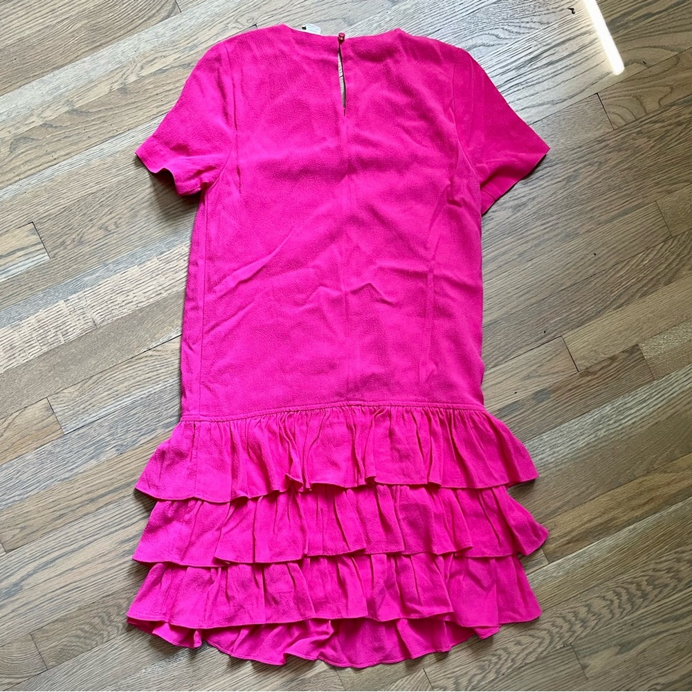 NWT Kate Spade Pretty in Pink Tiered Dress with ruffle bottom. Size 164/14years. - Picture 2 of 5